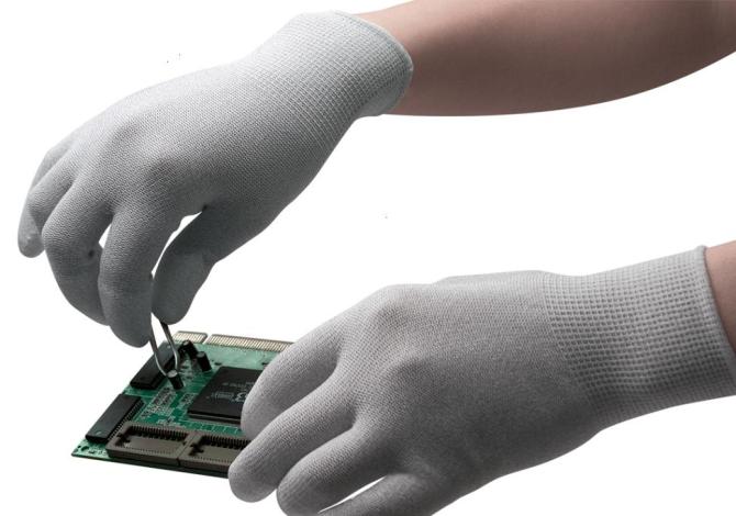 esd pu coated gloves esd pu coated gloves