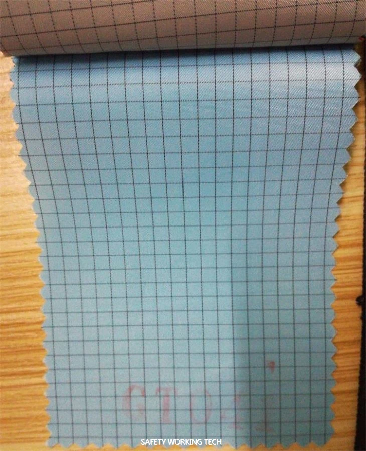 esd blue fabric